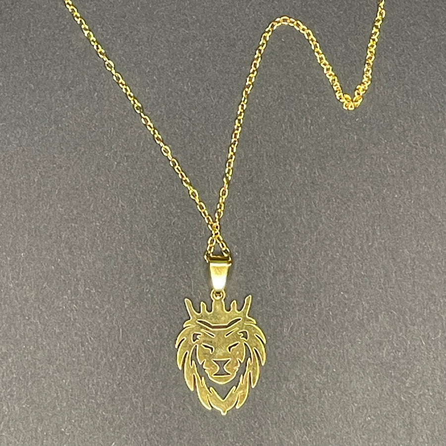 Kette mit Löwenanhänger