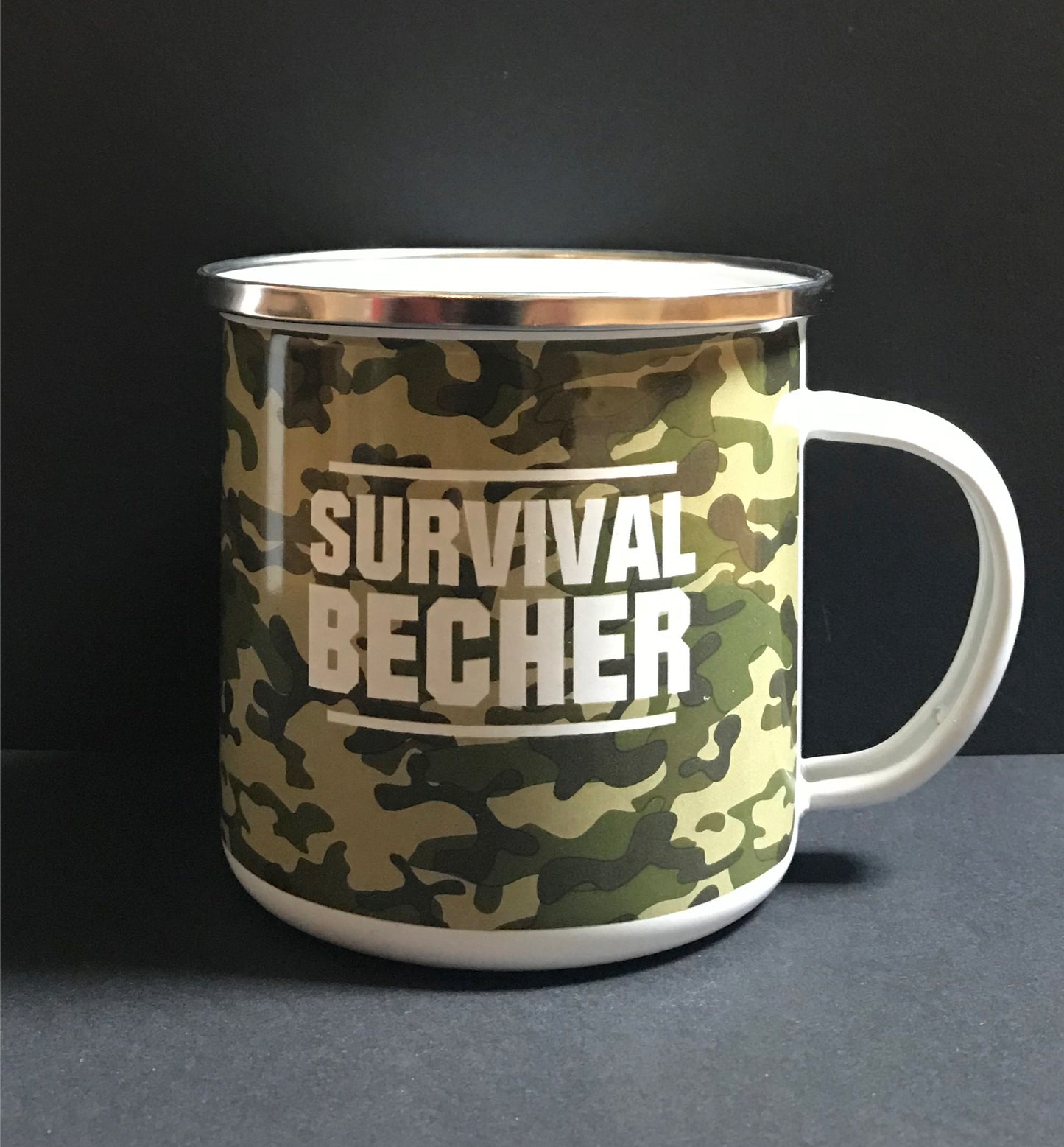 Emaillebecher Survival