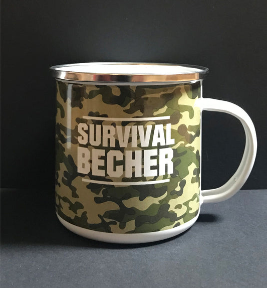 Emaillebecher Survival