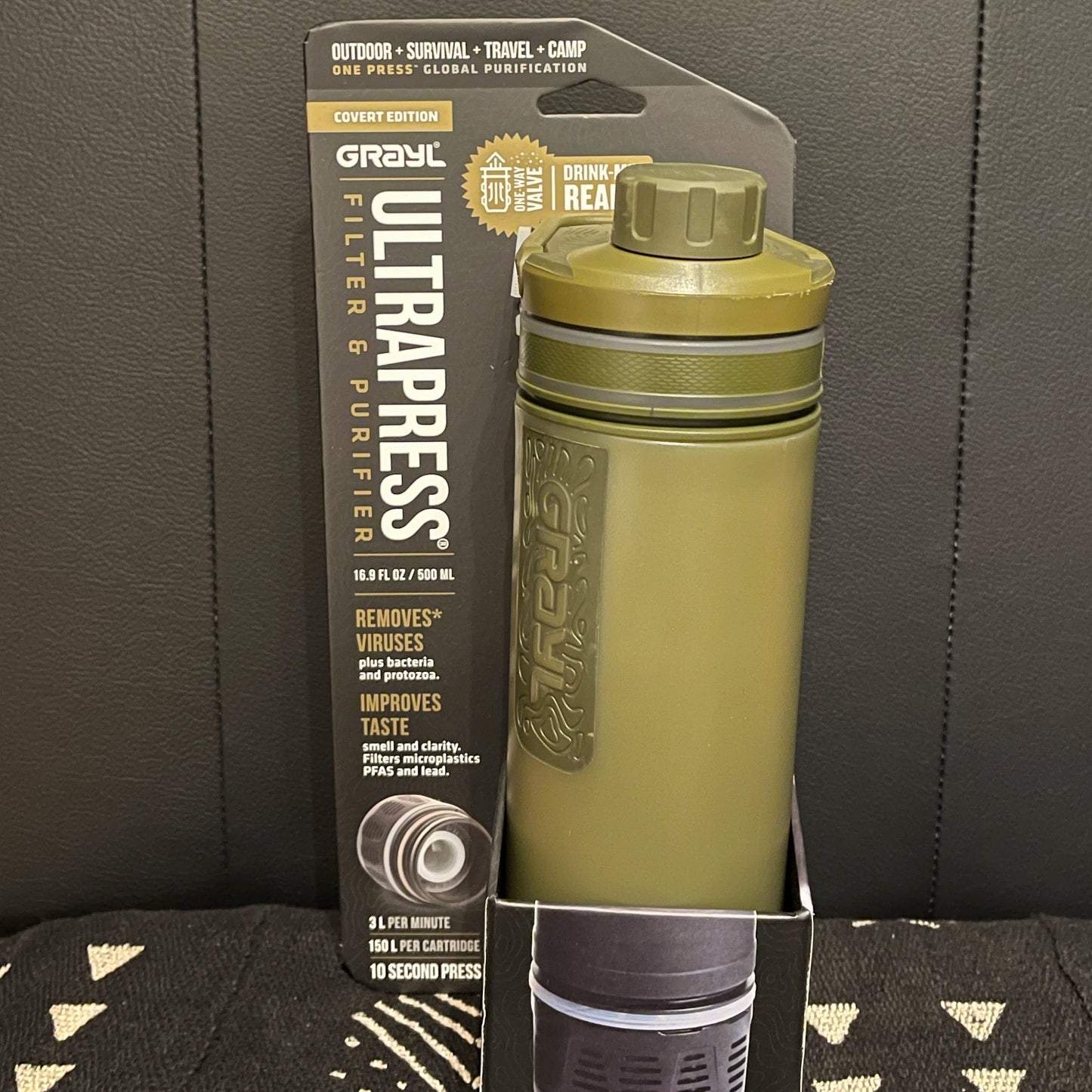 Wasserfilter ULTRAPRESS PURIFIER BOTTLE von GRAYL
