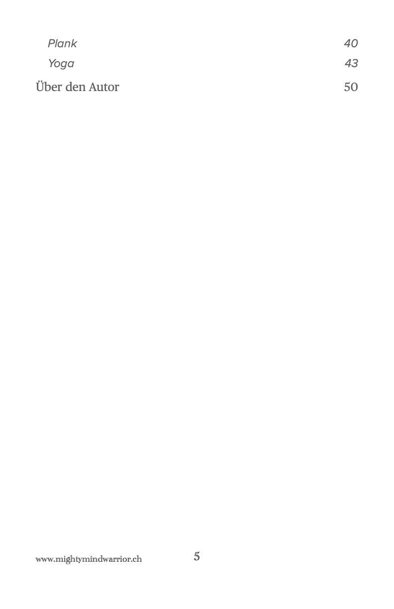 Mission Mental Endurance - Stärke durch Taktisches Training