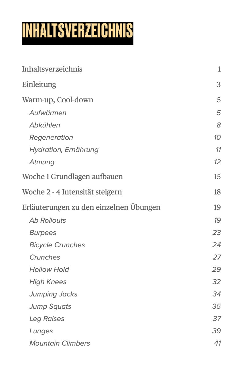 Mission Sixpack - Bauchtraining für Profis