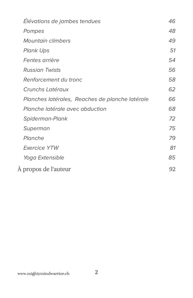 Mission Body Posture - Debout au service 30 jours d'entraînements